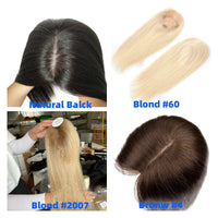 Thumbnail for European Virgin Women Topper Mono Wig Straight 100% Hair