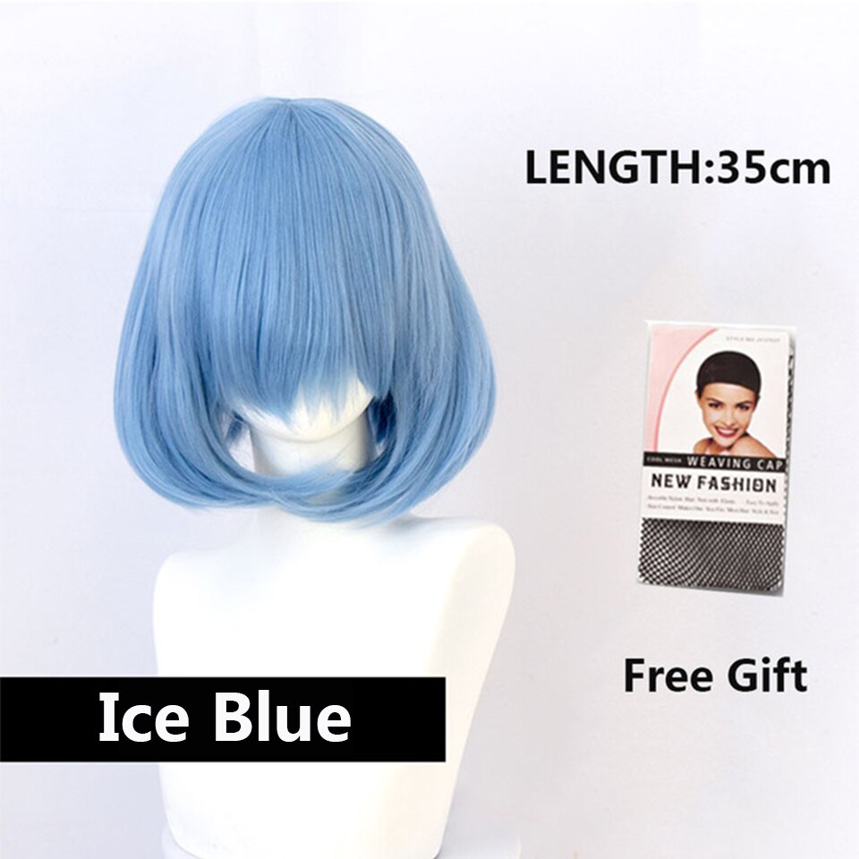 White Wig Female Short Bob