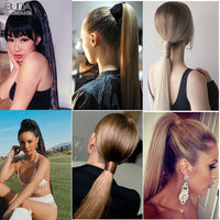 Thumbnail for Wrap Around Ponytail Hair Extensions 20Inch Long Curly Wave Synthetic Ponytail Natural H