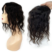 Thumbnail for Natural Wave Peruvian Virgin Human Hair Topper