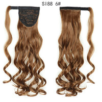 Thumbnail for Wrap Around Ponytail Hair Extensions 20Inch Long Curly Wave Synthetic Ponytail Natural H