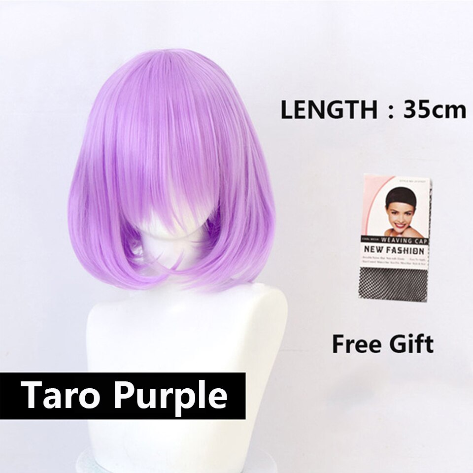 White Wig Female Short Bob