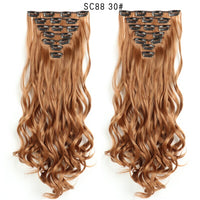 Thumbnail for 16 Clips In Hair Extensions Natural Wave 7 Pcs/Set 22 Inch Synthetic