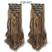 Thumbnail for 16 Clips In Hair Extensions Natural Wave 7 Pcs/Set 22 Inch Synthetic