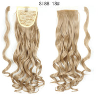 Thumbnail for Wrap Around Ponytail Hair Extensions 20Inch Long Curly Wave Synthetic Ponytail Natural H