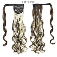 Thumbnail for Wrap Around Ponytail Hair Extensions 20Inch Long Curly Wave Synthetic Ponytail Natural H