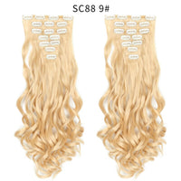 Thumbnail for 16 Clips In Hair Extensions Natural Wave 7 Pcs/Set 22 Inch Synthetic