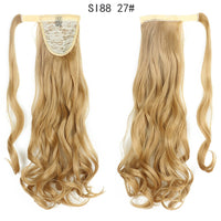 Thumbnail for Wrap Around Ponytail Hair Extensions 20Inch Long Curly Wave Synthetic Ponytail Natural H