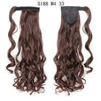 Thumbnail for Wrap Around Ponytail Hair Extensions 20Inch Long Curly Wave Synthetic Ponytail Natural H