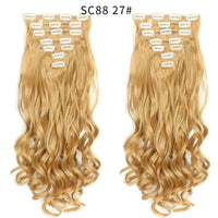 Thumbnail for 16 Clips In Hair Extensions Natural Wave 7 Pcs/Set 22 Inch Synthetic