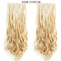 Thumbnail for 16 Clips In Hair Extensions Natural Wave 7 Pcs/Set 22 Inch Synthetic