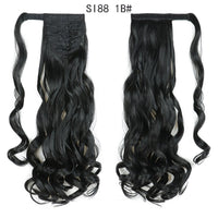 Thumbnail for Wrap Around Ponytail Hair Extensions 20Inch Long Curly Wave Synthetic Ponytail Natural H