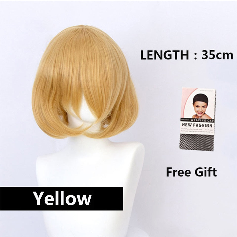 White Wig Female Short Bob