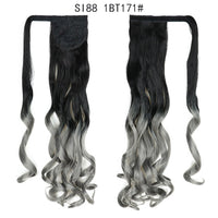 Thumbnail for Wrap Around Ponytail Hair Extensions 20Inch Long Curly Wave Synthetic Ponytail Natural H