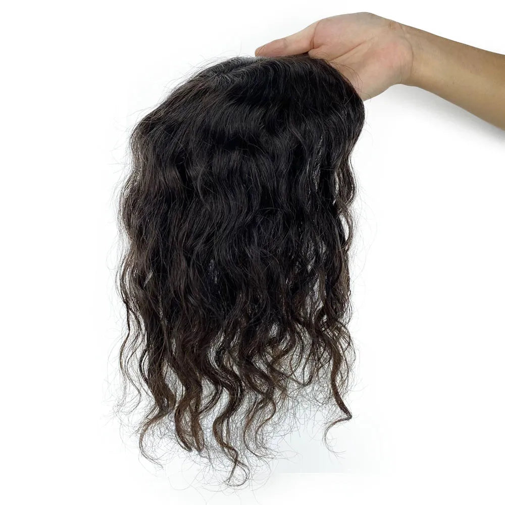 Natural Wave Peruvian Virgin Human Hair Topper