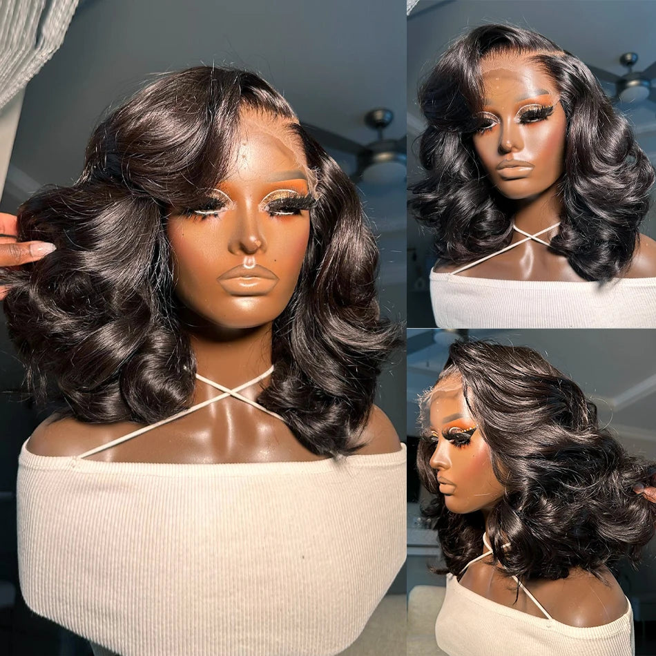 Body Wave Short Bob Human Hair Wig Brazilian Wig