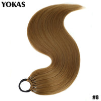 Thumbnail for Ponytail For Women Synthetic Hair Extensions Long Straight False Horse Tails Fake Hairpiece 24 Inch For White Black Woman YOKAS