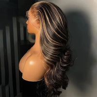 Thumbnail for 250% Density Highlight HD Glueless Wig Body Wave Human Hair Pre-Plucked Natural Wave