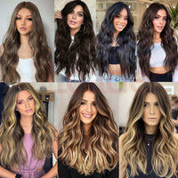 Thumbnail for Hairpiece Built-in Hair Extensions Natural Synthetic Hair