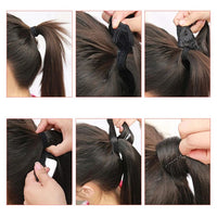 Thumbnail for Ponytail Human Hair Wrap Around Kinky Curly Brazilian Remy Hair Extensions