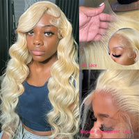 Thumbnail for 613 Blonde Lace Frontal Wig Body Wave Wig Human Hair