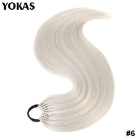 Thumbnail for Ponytail For Women Synthetic Hair Extensions Long Straight False Horse Tails Fake Hairpiece 24 Inch For White Black Woman YOKAS