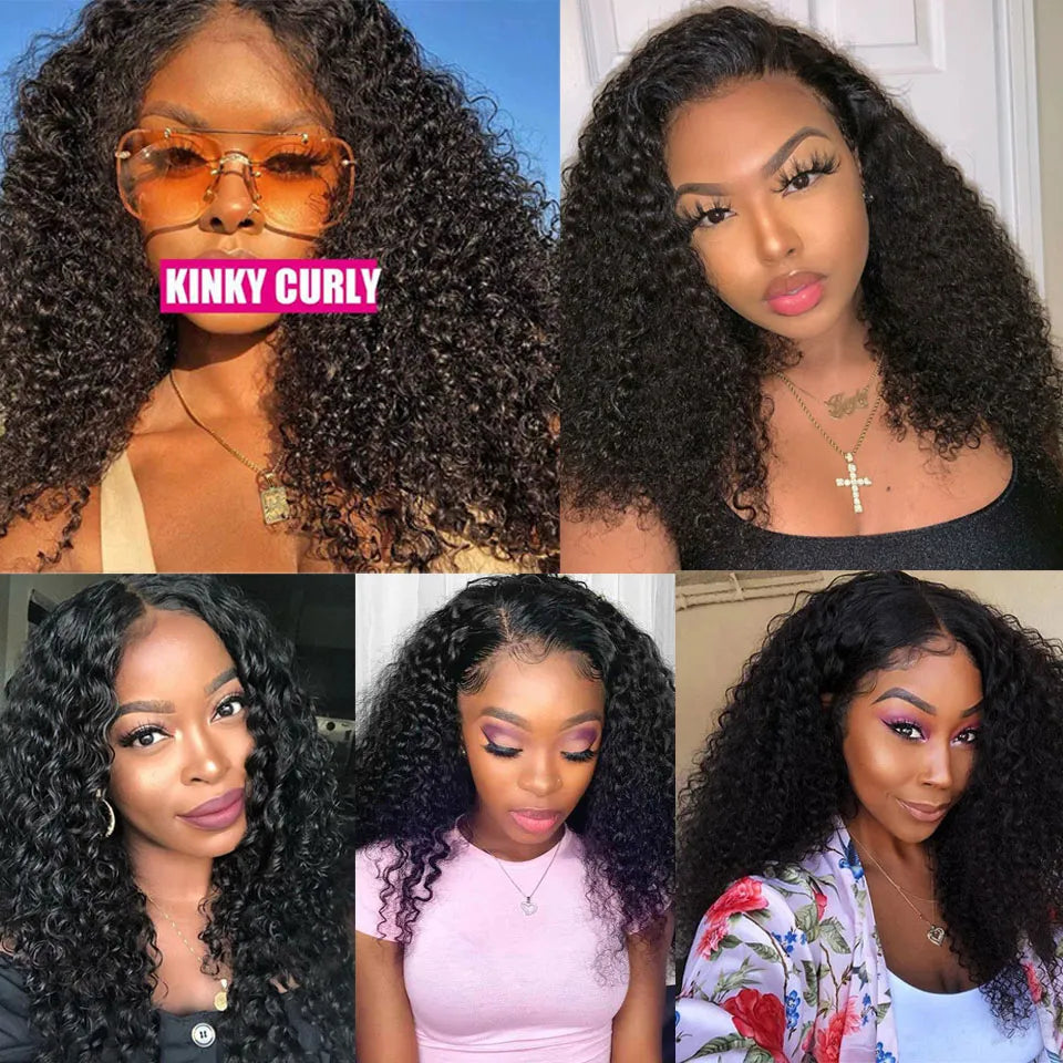 Indian Afro Kinky Curly Bundles Human Hair Extensions 100% Human Hair Weave Bundles Jerry Curl