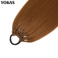 Thumbnail for Ponytail For Women Synthetic Hair Extensions Long Straight False Horse Tails Fake Hairpiece 24 Inch For White Black Woman YOKAS