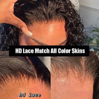 Thumbnail for HD Transparent Lace Frontal Closure Curly  Swiss Lace Closure Human Hair