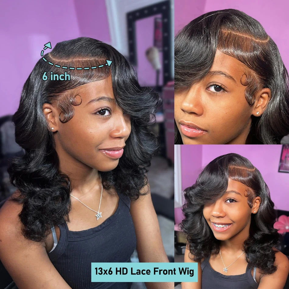 Body Wave Short Bob Human Hair Wig Brazilian Wig