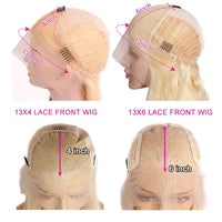 Thumbnail for Blonde 613 HD 13x6 Lace Frontal Wig Pre Plucked Brazilian Bone Straight Human Hair Wig