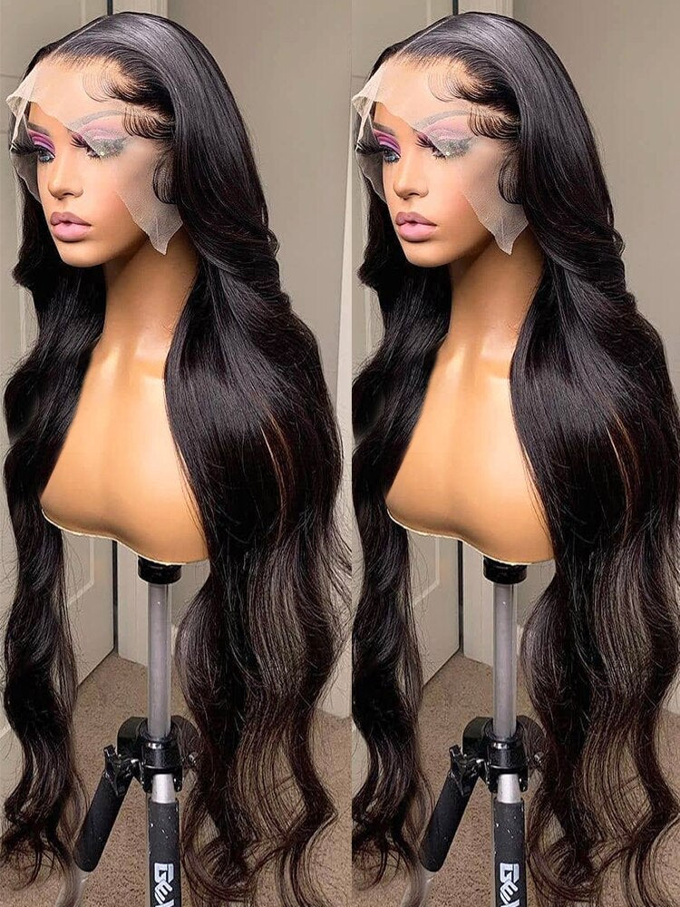 40 Inch Body Wave Lace Front Wig for Women Brazilian Human Hair