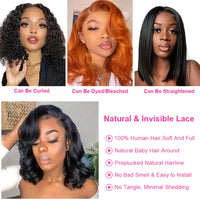 Thumbnail for Glueless Preplucked Human Wig Ready to Wear 180% Body Wave