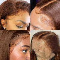 Thumbnail for Chocolate Brown Lace Front Wigs Human Hair