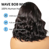 Thumbnail for Natural Body Wave Glueless Closure Wig 5x5 HD Lace Front Wig Water Wavy Loose Wave