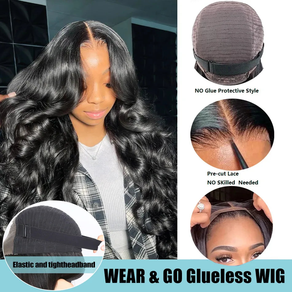 Body Wave Brazilian Remy 40 Inch Water Wave Frontal