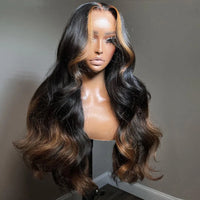 Thumbnail for 200% Highlight HD Lace Frontal Human Hair Wigs Glueless -PrePlucked Wigs