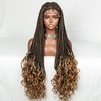 Thumbnail for French Curly loose Wavy braided Wigs