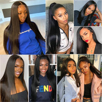 Thumbnail for 12A 100% Human Hair Straight Bundle 32inch Virgin Hair 1/3/4 PCS Bone Straight  Bundles Brazilian Weave Human Hair Extensions