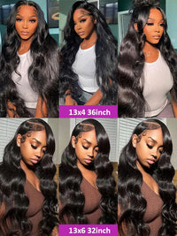 Thumbnail for Water Wave Lace Front Wig Human Hair Body Wave Human Hair Wigs Pre-Plucked