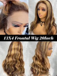 Thumbnail for Highlight Wig Human Hair Body Wave Lace Frontal Wigs