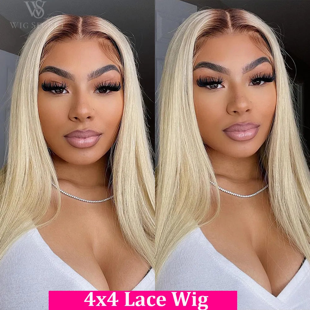 613 Blonde Lace Front Human Hair Wigs HD Glueless  Pre-plucked  Wig