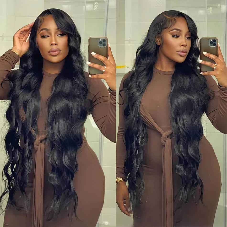 Glueless Body Wave Hair Wigs 360 Full Lace Wig Human Hair Pre-Plucked