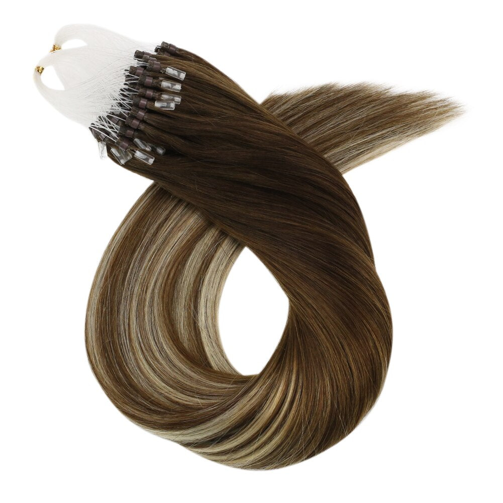 Micro Loop Hair Extensions 100% Real Human Hair