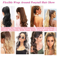 Thumbnail for 32inch Synthetic PonyTail Long Layered Flexible Wrap