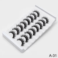 Thumbnail for 5/8 Pairs 3D Mink Lashes Natural False Eyelashes