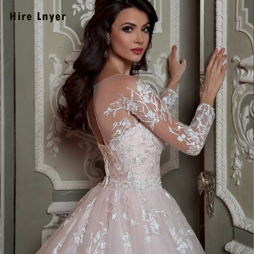 Luxury Lace Ball Gown Wedding Dresses