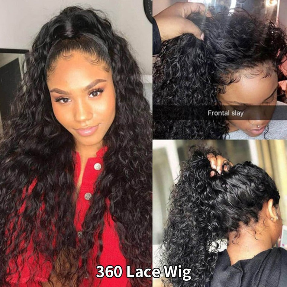 360 Lace Frontal  Water Wave Wig