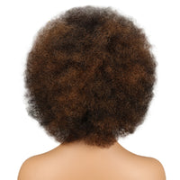 Thumbnail for Afro Curly Human Hair Wigs Brown, Red ,Blonde  Wigs