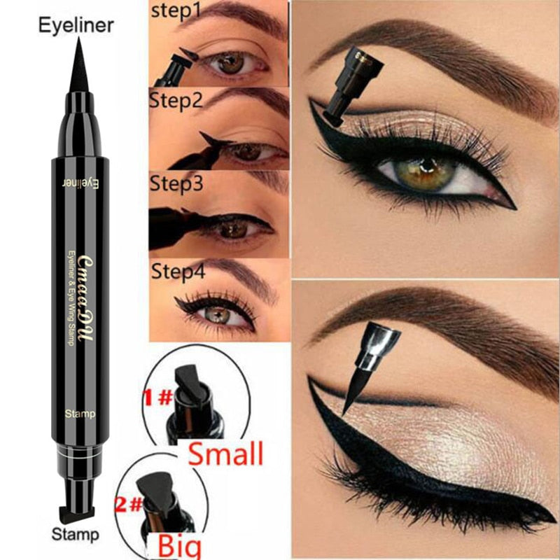 2 In1 Eyeliner Stamp Liquid Eyeliner